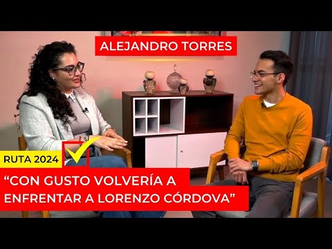 #Ruta2024 | Con gusto volvería a enfrentar a Lorenzo Córdova: Alejandro Torres