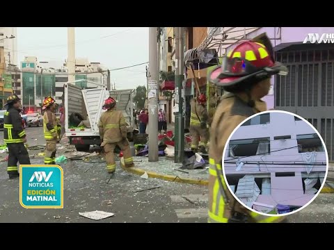Surquillo: Fuga en balón de gas causa deflagración y casas aledañas han quedado destruídas