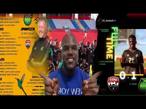 Jamaica 1-0 Trinidad & Tobago Post game show