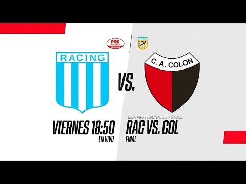 Racing VS. Colón - Copa de la Liga 2021 - FINAL - Fox Sports Premium PROMO