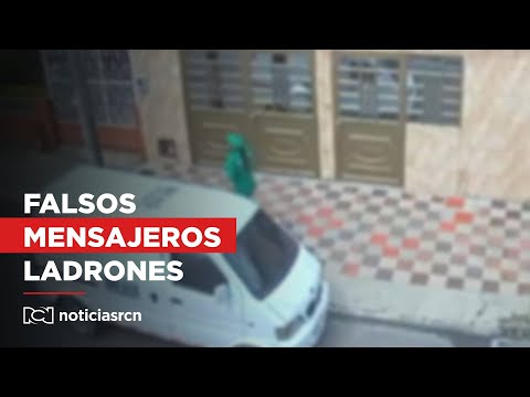 En video: ladrones se hicieron pasar por mensajeros para robar vivienda en Bogotá