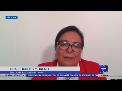 Entrevista a Dra  Lourdes Moreno, jefa de epidemiología del MINSA