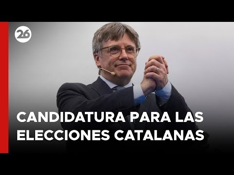 FRANCIA | Carles Puigdemont presentó su candidatura a las elecciones catalanas