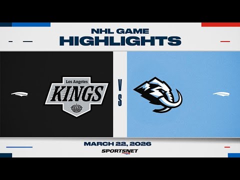 NHL Highlights | Kings vs. Mammoth - March 22, 2026