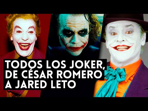 TODOS LOS JÓKER DE LA HISTORIA DEL CINE: De César Romero a Jared Leto