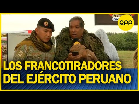 ¿Cuál es la misión de los francotiradores del Ejército Peruano?