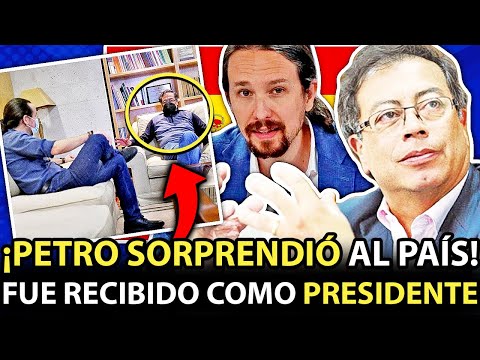 ¡Petro fue recibido como PRESIDENTE en España e hizo INCREÍBLE petición al vice Pablo Iglesias!