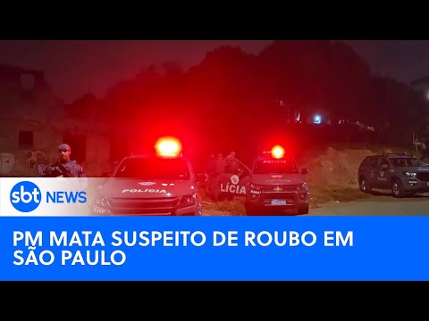 Suspeito de tentativa de roubo é morto pela polícia no ABC Paulista | #SBTNewsnaTV (26/06/24)