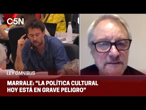 LEY ÓMNIBUS: el actor JORGE MARRALE defendió a la INDUSTRIA del CINE