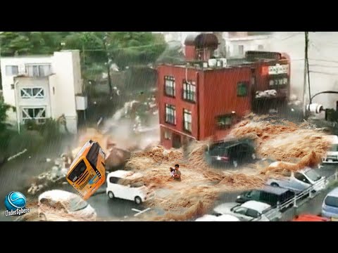Tragic Moments! Most Shocking Natural Disasters Caught On Camera Around The World Scares You!