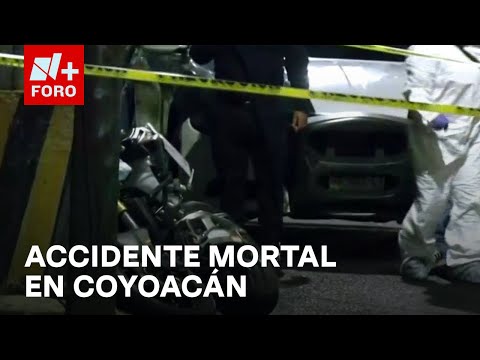 Mueren dos personas en accidente de moto en Coyoacán, CDMX - Las Noticias