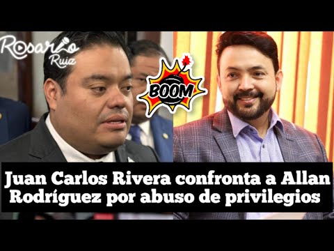 Diputado Juan Carlos Rivera acusa a Allan Rodríguez de aprovecharse de los recursos del Congreso