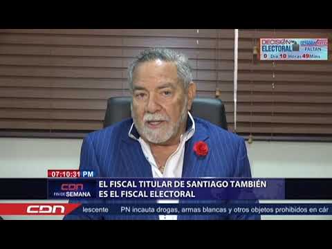 El fiscal titular de Santiago también es el fiscal electoral