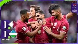 ملخص مباراة قطر واوزباكستان – كأس آسيا 2023