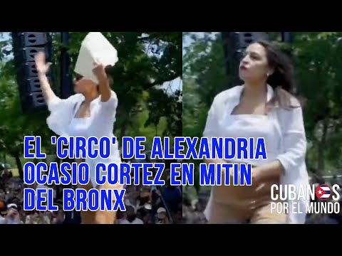 Influencer cubano Alex Otaola, reacciona al 'circo' de Alexandria Ocasio Cortez en mitin del Bronx