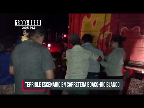 Motorizado pierde la vida por accidente en la Carretera Boaco-Río Blanco - Nicaragua