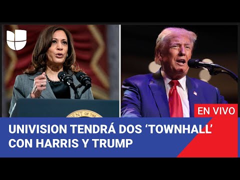 Edición Digital: Univision anuncia que tendrá dos 'townhall' con Kamala Harris y Donald Trump