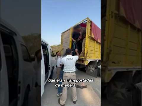 Migrantes En México: RECANTA el INM a 85 MIGRANTES que viajaban en condiciones de RIESG0 en TABASCO