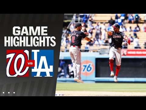 Nationals vs. Dodgers Game Highlights (4/17/24) | MLB Highlights