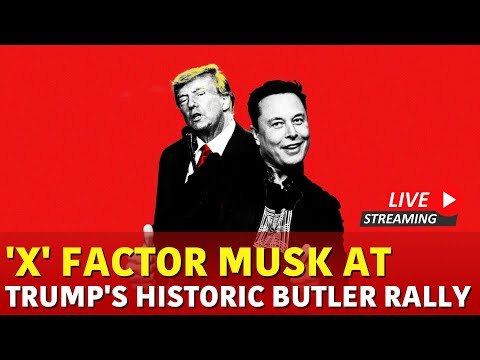 Trump Live | Trump & Musk Butler Rally In Pennsylvania Live | Trump Speech Live | US Elections 2024