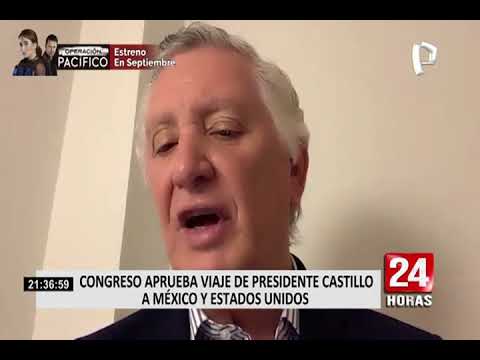 Congreso autorizó viajes a Pedro Castillo para reuniones en Estados Unidos y México