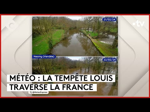 Tempête Louis, Gérald Darmanin dans Paris Match…  - Le 5/5 - C à Vous - 22/02/2024