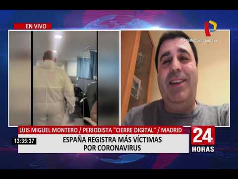 Periodista sobre covid-19 en España: “aún no se vive lo peor del virus en el país”