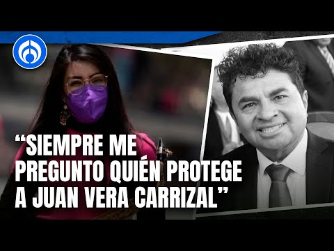 María Elena Ríos asegura que alguien protege a su agresor, Juan Antonio Vera Carrizal