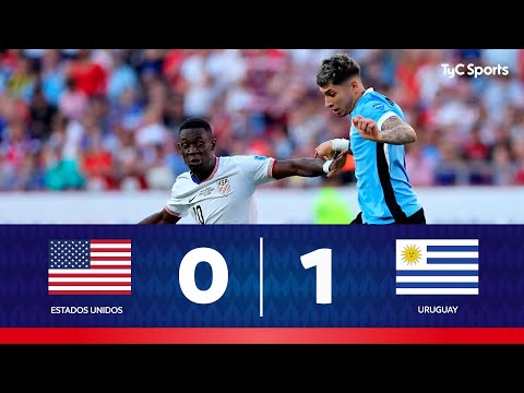 Estados Unidos 0-1 Uruguay | Copa América 2024 | Puntaje perfecto y la anfitriona eliminada