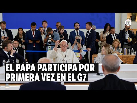 El papa participa por primera vez en el G7: advierte sobre el uso de la IA | El Espectador