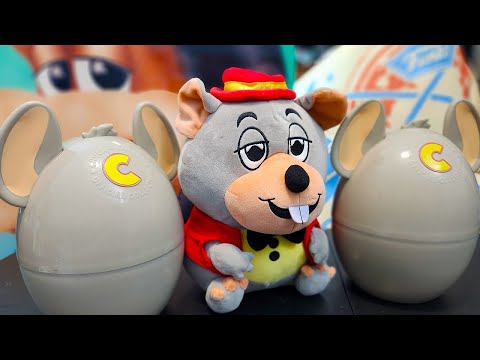 I Unbox 2 Chuck E. Cheese Mystery Eggs And The YouTooz Chuck!