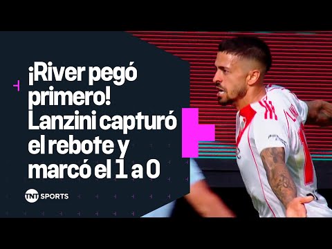 ¡REBOTE Y GOL!  El tanto de Manuel #Lanzini para #River ante #Boca