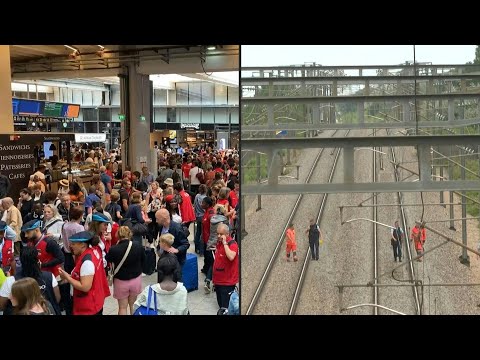 Sabotaje en la red ferroviaria de Francia horas antes de la inauguración de los JJOO | AFP