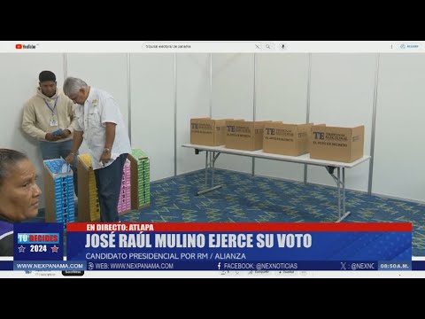 José Raúl Mulino ejerce su voto en las elecciones generales 2024 | Tú decies