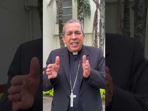 Monseñor Mauricio Vélez en la celebración de los 23 Años del canal #TeleVID #Shorts
