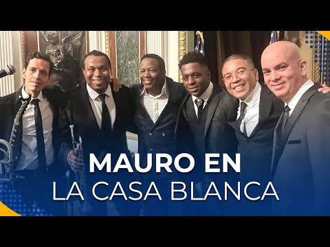 Mauro Castillo en la Casa Blanca