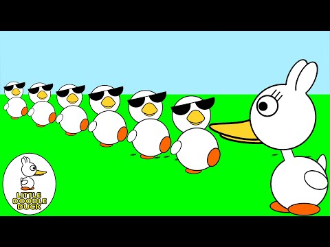 Six Little Ducks | Nursery Rhymes & Kids Songs | Little Doodle Duck
