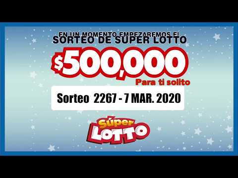 Sorteo Lotto 2267 7-MAR-2020