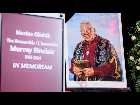 National memorial ceremony held for Indigenous judge Murray Sinclair | FULL