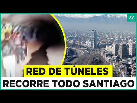 Jóvenes recorren 10 kilómetros bajo tierra: La red de túneles que une Santiago