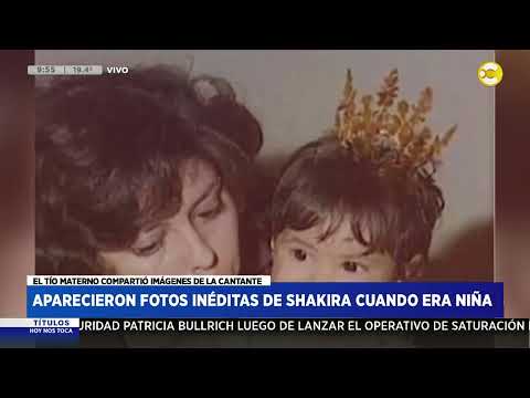 Aparecieron fotos inéditas de Shakira cuando era niña ? HNT a las 8 ? 12-03-24