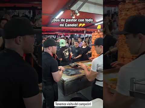 ¡Canelo se puso a trabajar esos tacos!  (vía ricalvarez01- elpastordelrica/IG) #shorts