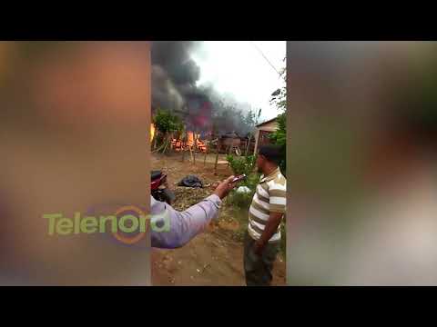 Mujer le quema la casa a otra en el sector Vista Al Valle SFM
