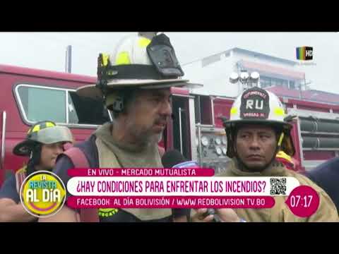 (U. Móvil)  Los bomberos manifiestan su pesar para desempeñar su labor