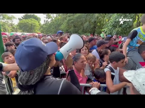 Info Martí | Cubanos desesperados en Tapachula, México