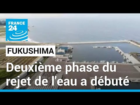 Fukushima : la deuxième phase du rejet de l'eau a débuté au Japon • FRANCE 24