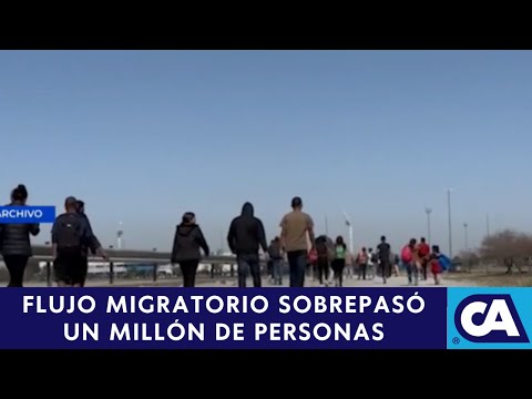 Flujo migratorio supera el millón en enero, según autoridades de Migración