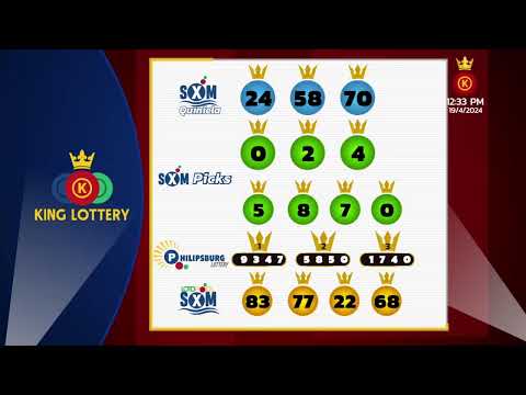 King Lottery SXM EN VIVO ? Resultados Viernes 19 de Abril 2024 - 12:30PM