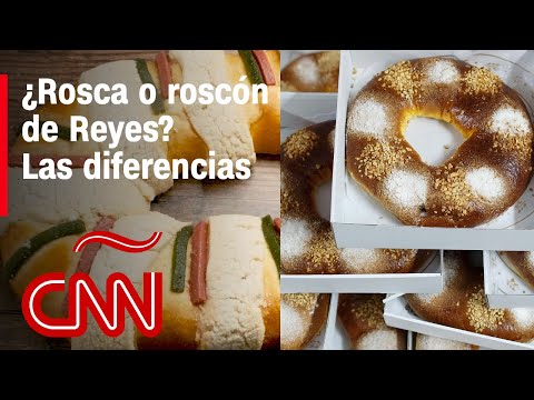 Diferencias entre rosca de Reyes de México y roscón de Reyes de España