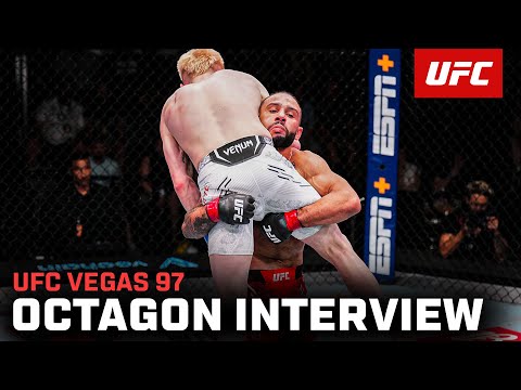 Isaac Dulgarian Octagon Interview | UFC Vegas 97